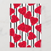 Menu Coeur rouge (Dos)