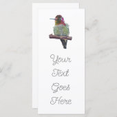 Menu Colibri (Devant / Derrière)