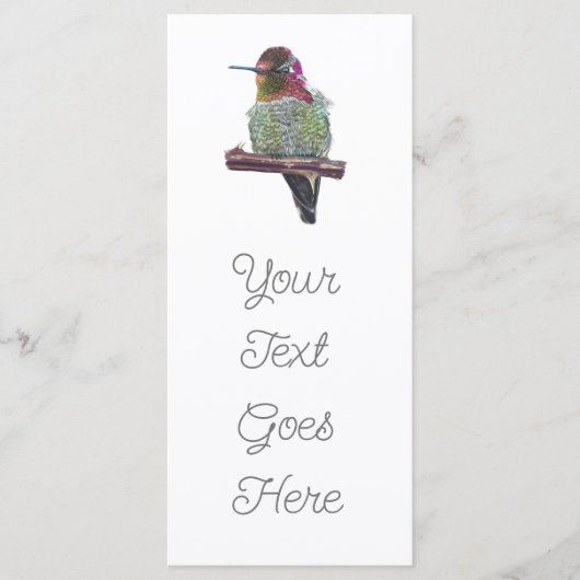 Menu Colibri (Devant)