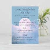 Menu Collection de mariage atmosphérique Moonlight Shim (Debout devant)