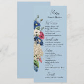 Menu Collection éternelle en bleu Omphalodes (Devant / Derrière)