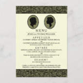 Menu Collection Mariage Silhouette Art Déco (Devant)