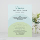 Menu Colorful Modern Custom Wedding (Debout devant)