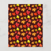 MENU Colors of Autumn Wedding (Achterkant)