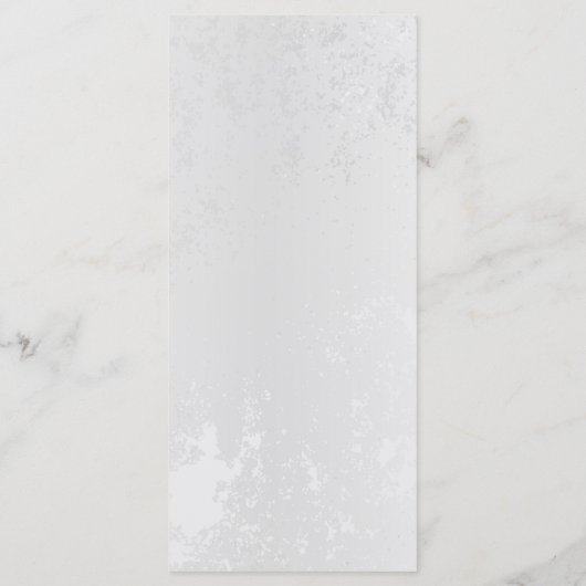 Menu Composition des White and Blue Butterflies (Dos)