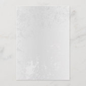 Menu Composition des White and Blue Butterflies (Dos)