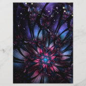 Menu Conception Abstraite des fleurs fractales. (Devant)