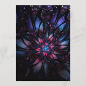 Menu Conception Abstraite des fleurs fractales. (Devant)