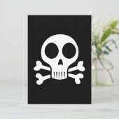 Menu Conception de crâne de pirate (Debout devant)