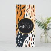 Menu Conception d'événements modernes sur le thème safa (Debout devant)