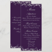 Menu conception personnalisée (Devant / Derrière)