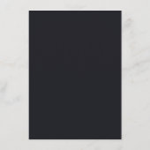 Menu Conception simple noire personnalisée Ajouter une (Dos)