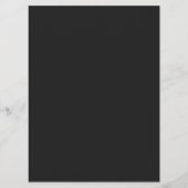 Menu Conception simple noire personnalisée Ajouter une (Devant)