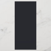 Menu Conception simple noire personnalisée Ajouter une (Dos)