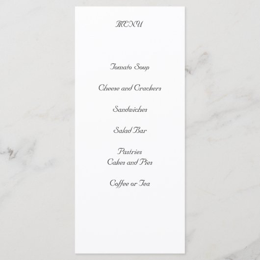 Menu Conception Victorienne (Dos)