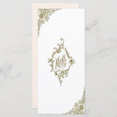 Menu Conception Victorienne (Devant / Derrière)