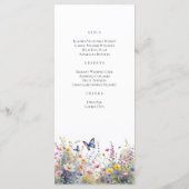 Menu Conduite Fleur sauvage (Dos)