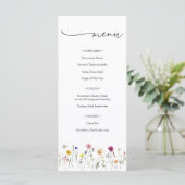 Menu contextuel fleur sauvage (Debout devant)