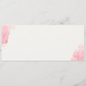 Menu "Coquelicots" (Dos)