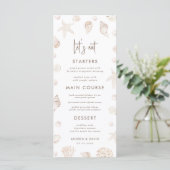 Menu Coquillages & Perles Mariage sur le Front de Mer C (Debout devant)