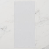 Menu Coquille marine côtière classique Mariage officiel (Dos)