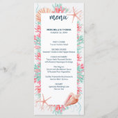 Menu Corail tropical | Sous Le Mariage De La Mer (Devant)