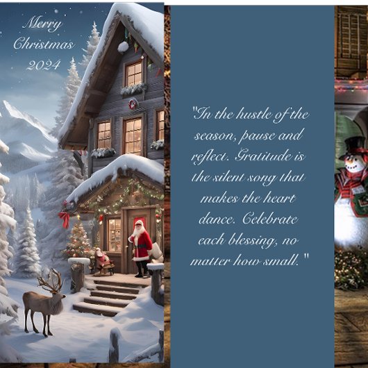 Menu Cosy Winter Blessings Signet