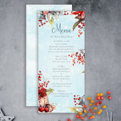 Menu Cosy Winter Rowan bouquet Mariage