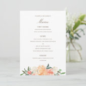 Menu Couleur florale florale couleur personnalisée (Debout devant)