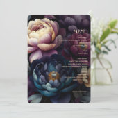 Menu Couleurs florales changeantes (Debout devant)