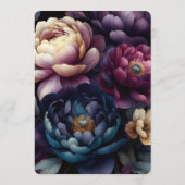 Menu Couleurs florales changeantes (Dos)