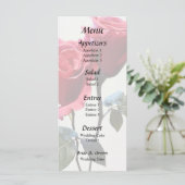 Menu Couple de Roses (Debout devant)