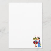 Menu Couple mignon avec texte - I Lote (Devant)