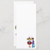 Menu Couple romantique mignon Amour - Baiser - Je t'aim (Devant / Derrière)