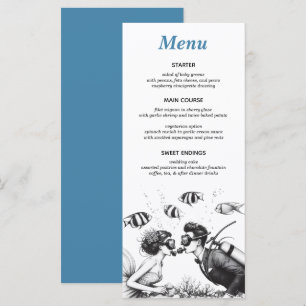 Menu Couple Scuba