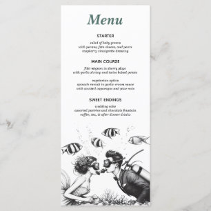 Menu Couple Scuba