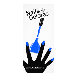 Menu Coupon MANICING PEDICURE bleu