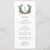 Menu Couronne de mariage à feuillage persistant (Devant)