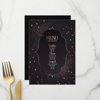 Menu Créez vos propres étoiles encadrées personnalisées