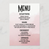 Menu Créez votre propre aquarelle ombré rouge subtil (Devant)