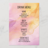 Menu Créez votre propre boisson - Boisson Arrière - pla (Devant)