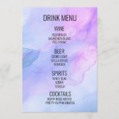 Menu Créez votre propre boisson - Boisson Arrière - pla (Devant)