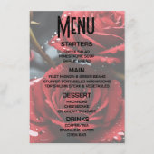 Menu Créez votre propre fermeture de roses rouges (Devant)