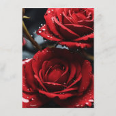 Menu Créez votre propre fermeture de roses rouges (Dos)