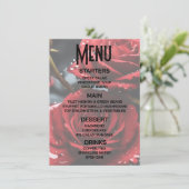 Menu Créez votre propre fermeture de roses rouges (Debout devant)