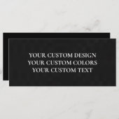 Menu Créez votre propre personnalisation (Devant / Derrière)