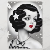 Menu Créez Votre Propre Rétro Dame (Dos)