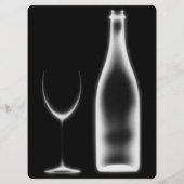 Menu Créez Votre Propre Verre à Vin et Bouteille à Rayo (Dos)