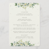 Menu Crème Snowberry + Eucalyptus 4 Parcours Mariage (Devant)