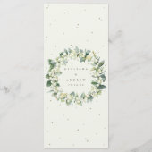 Menu Crème Snowberry+Eucalyptus 4 Parcours Mariage plat (Dos)